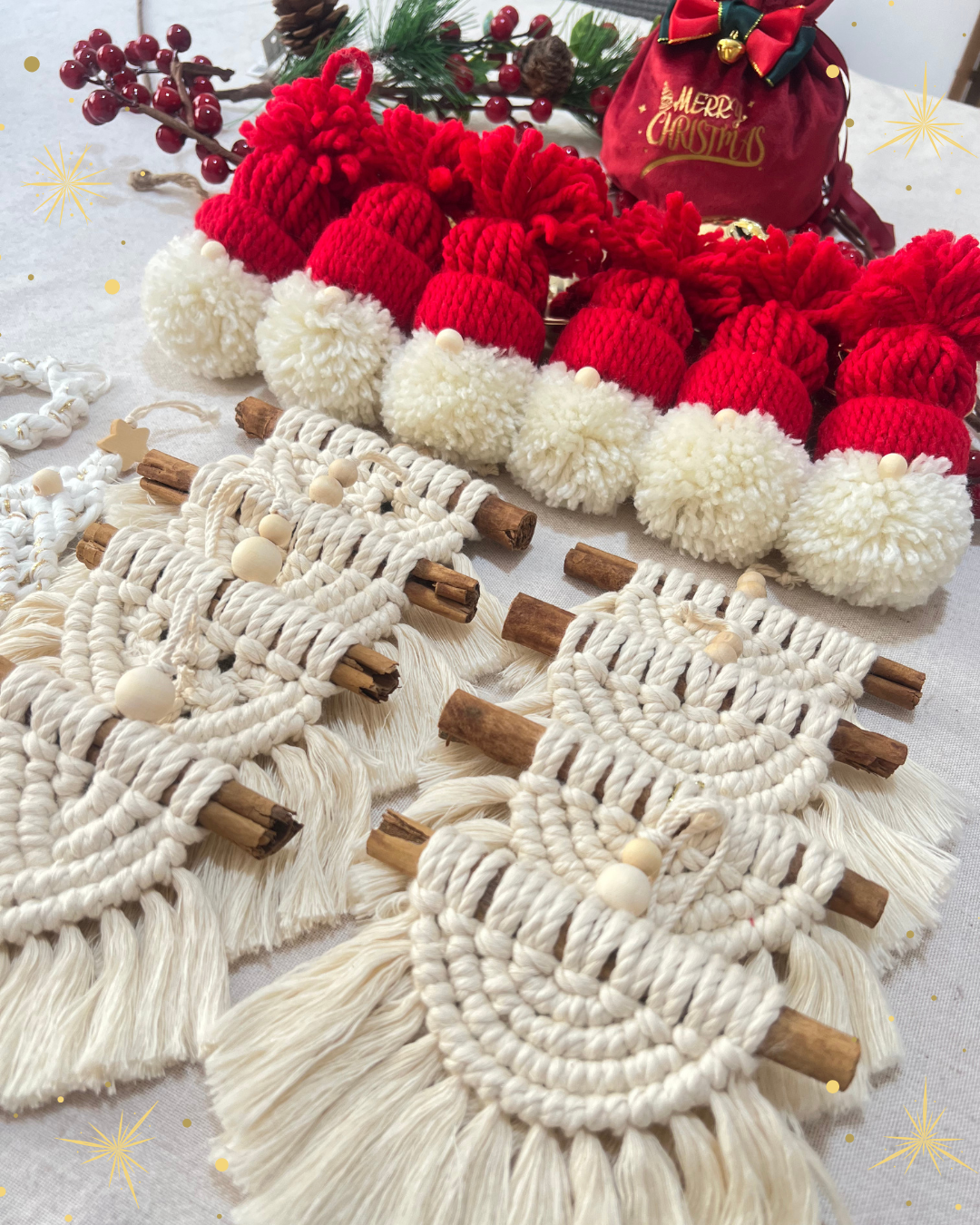 ❄ ❄ Kit Santas + Cinnamon ❄ ❄ Set 12 ❄