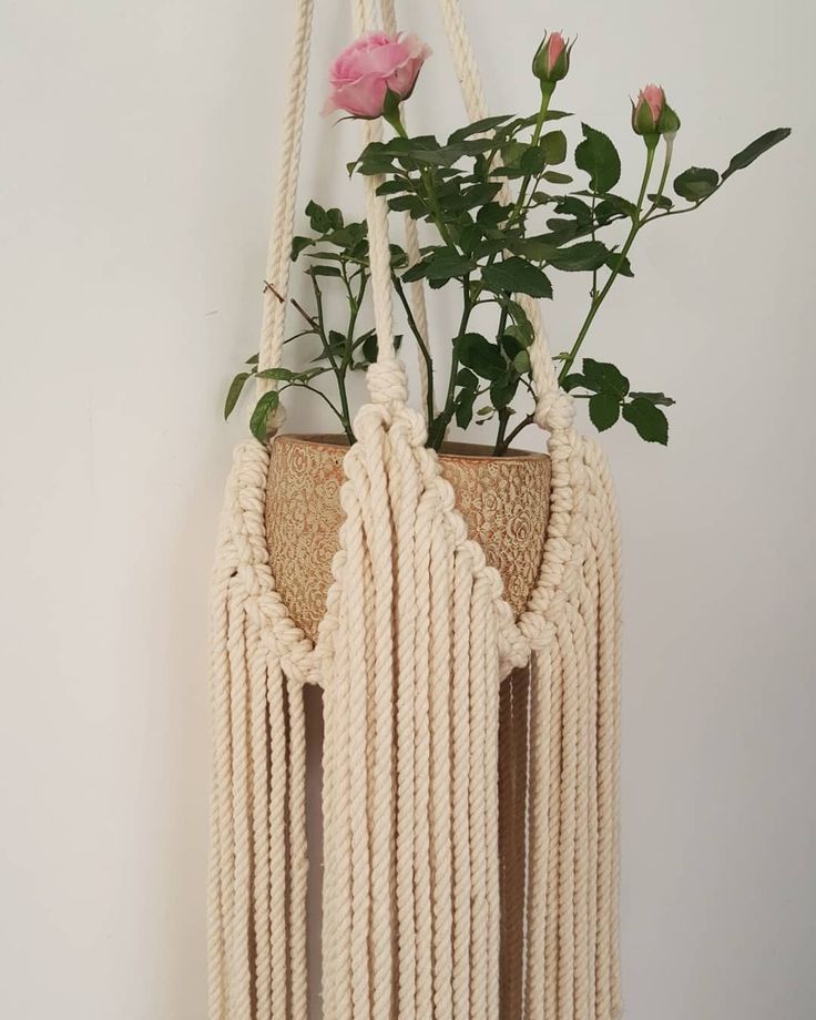 Porta macetas bohemio