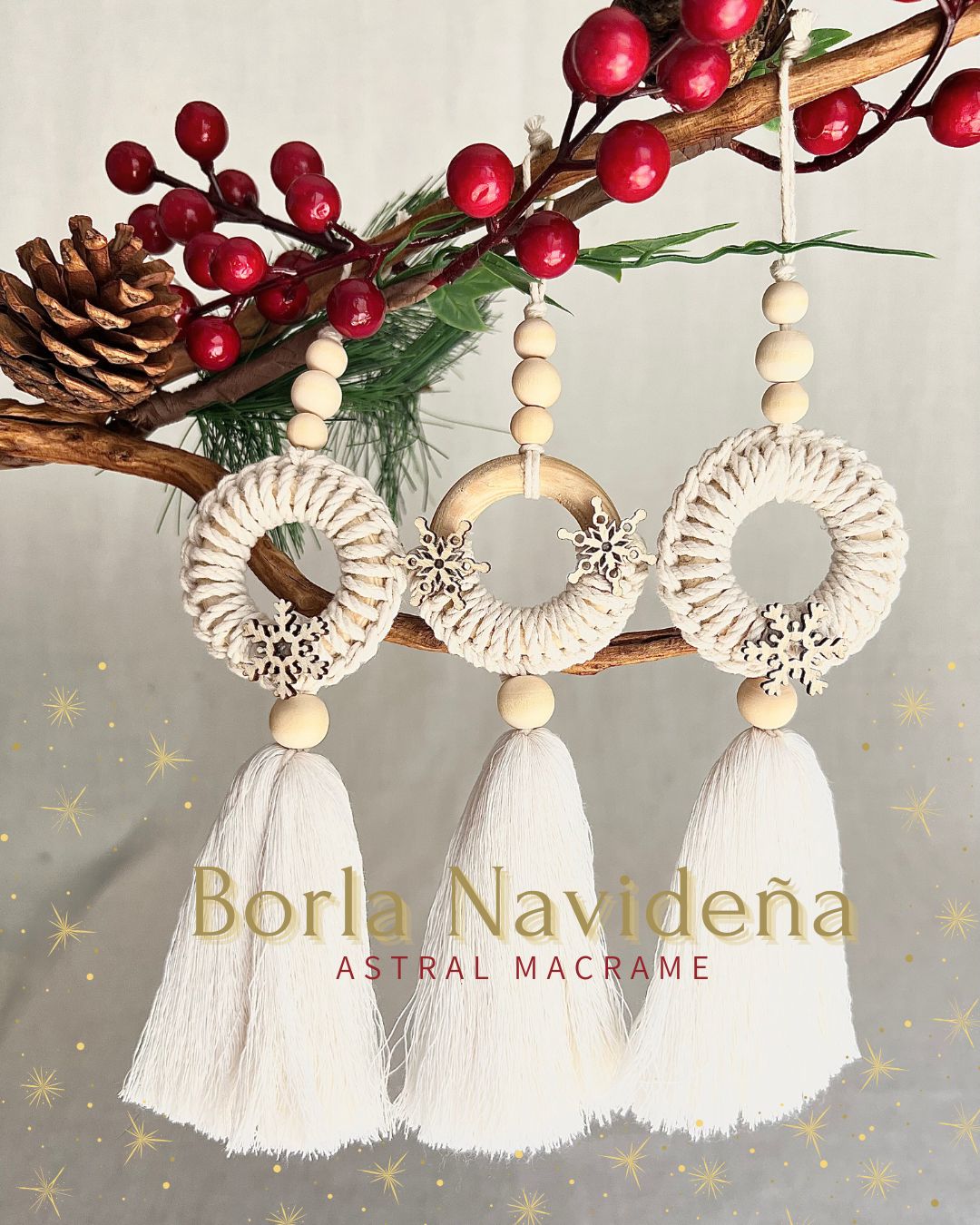 ❄ Borlas Navideñas ❄ Set 3 ❄