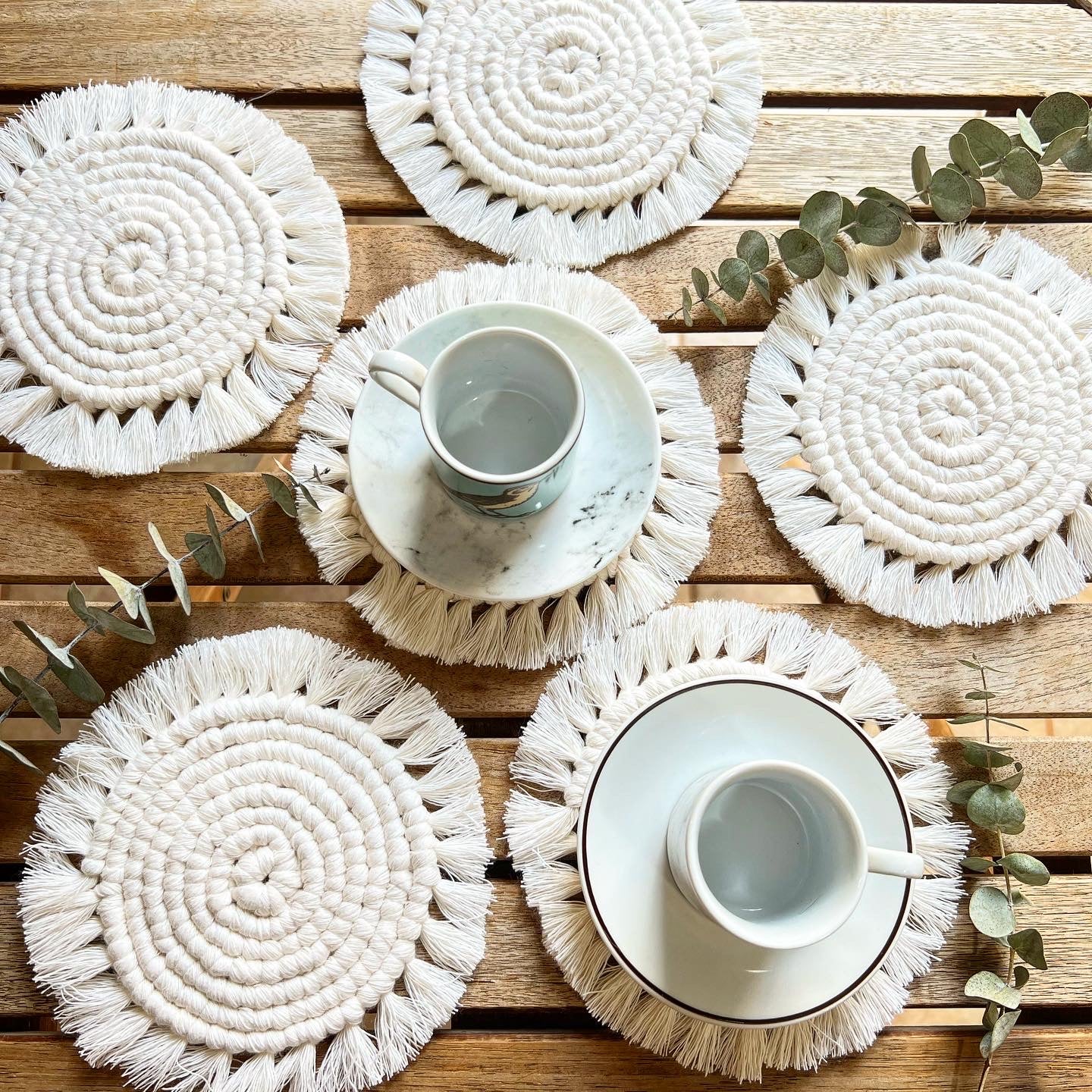 Portavasos de Macramé Coasters