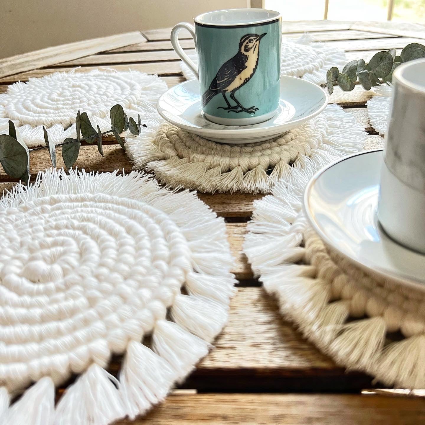 Portavasos de Macramé Coasters