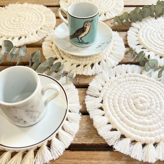 Portavasos de Macramé Coasters