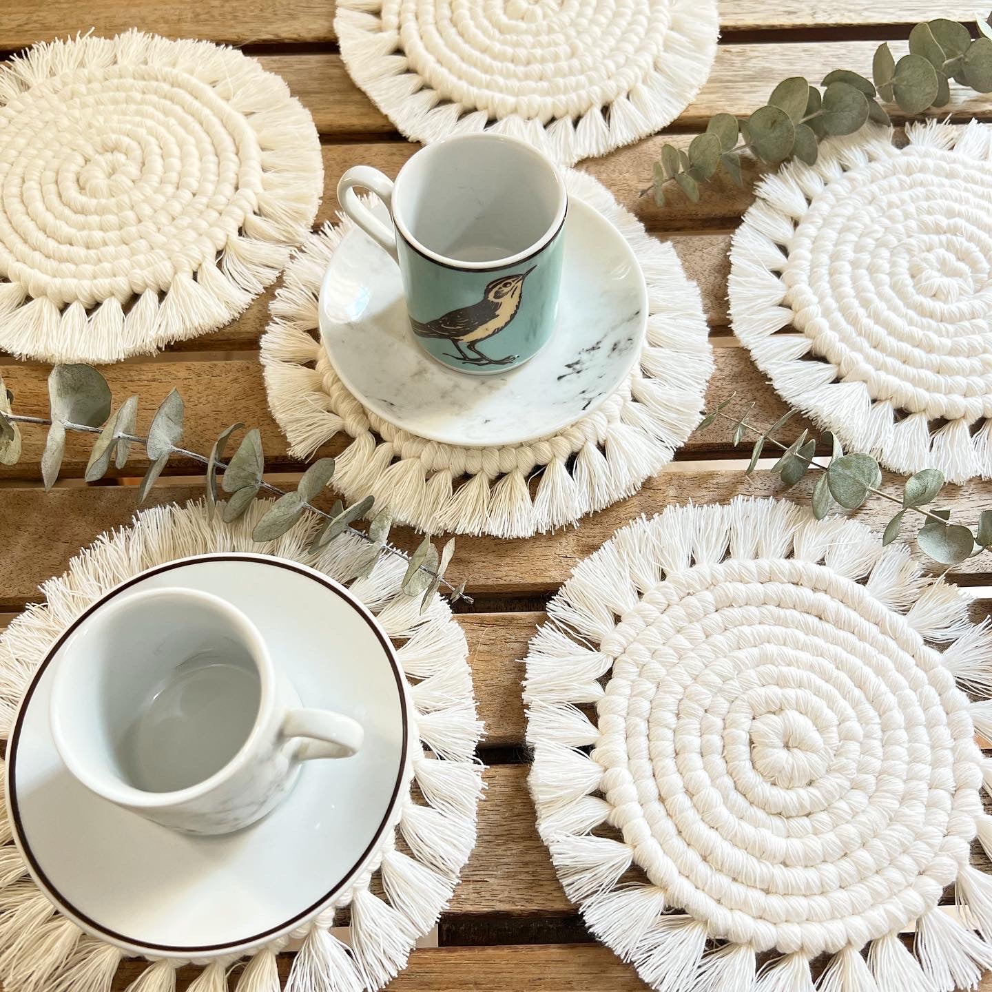 Portavasos de Macramé Coasters