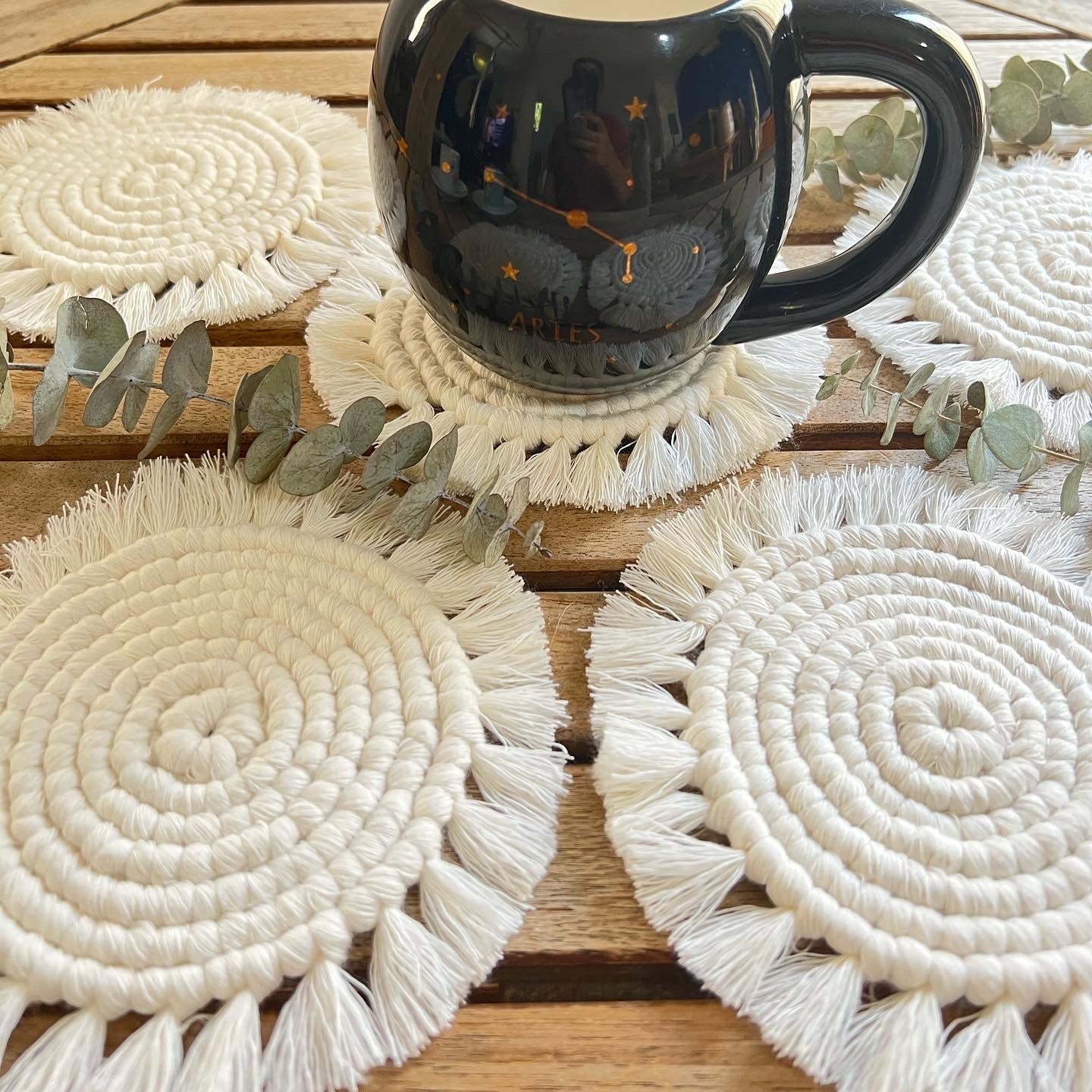 Portavasos de Macramé Coasters